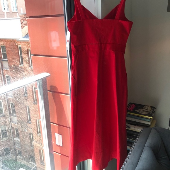 Equipment Dresses Equipment Oleisa Red Dress Tea Length Poshmark